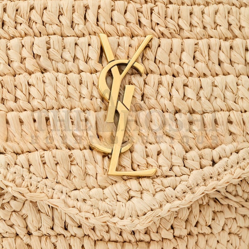 Y51 CASSANDRE LARGE ENVELOPE POUCH IN RAFFIA 786074GAAEX2080 (29.5*18*4.5cm) Master Quality